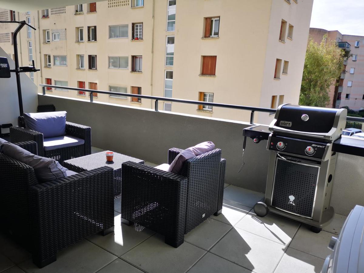 Agreable T2 Neuf Ajaccio Climatise Wi-Fi Apartment Luaran gambar